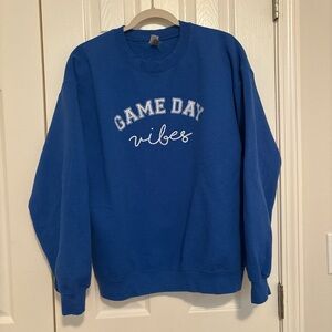 Blue Game Day Vibes Sweater